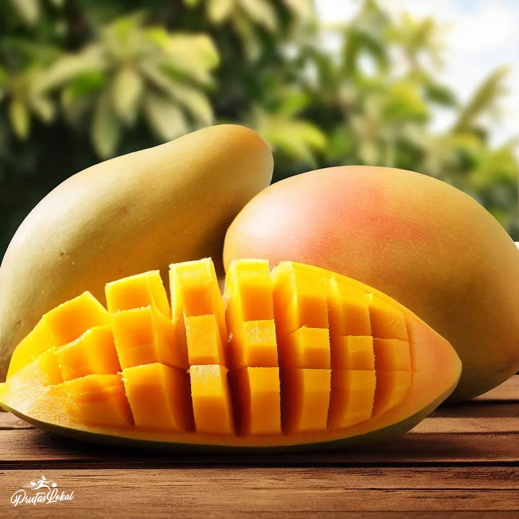 health benefits mango in wooden table 02